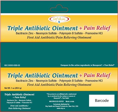 UC-FRONT - 01b UC Triple Antibiotic Ointment Pain Relief front